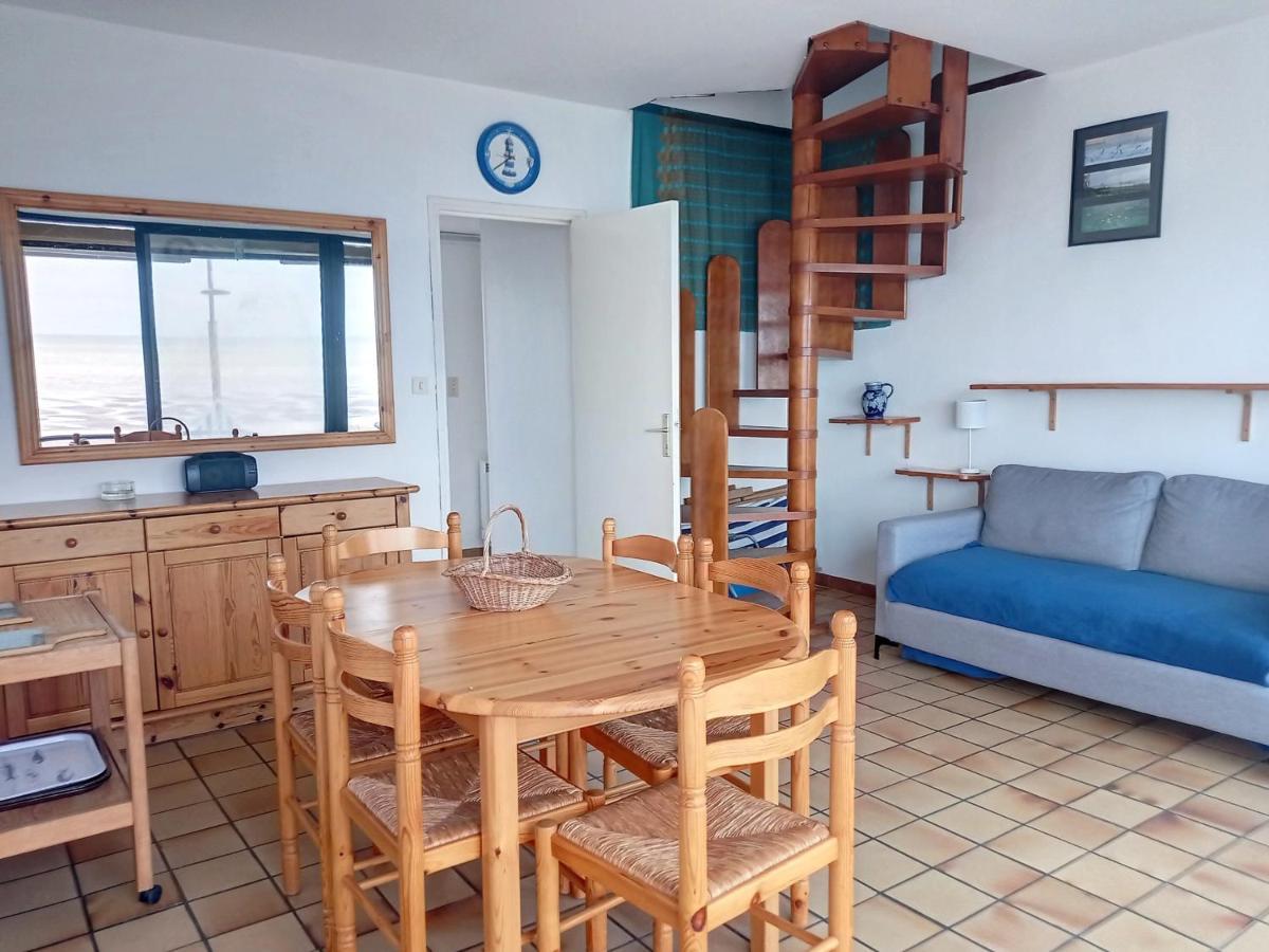 Appartement Duplex En Front De Mer Avec Terrasse - Acces Direct Plage - 2 Chambres + Cabine - Fr-1-361-456 Saint-Pair-sur-Mer Luaran gambar